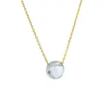 Naszyjnik z topazem złoto pr. 585